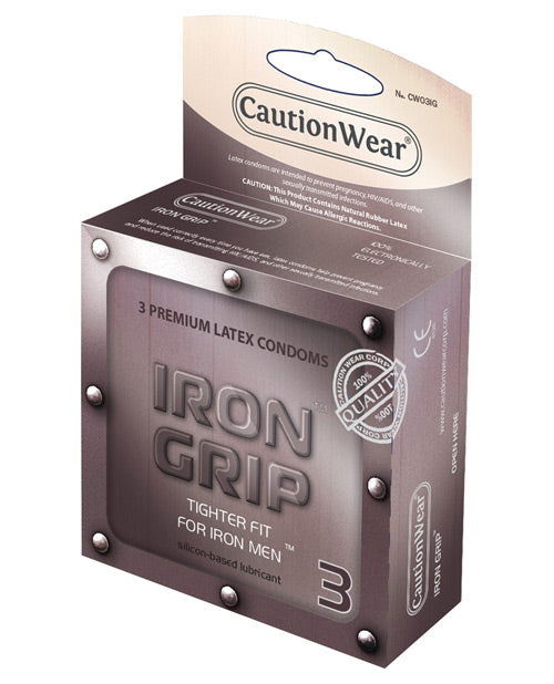 Caution Wear Iron Grip Snug Fit - Pack Of 3 - LUST Depot