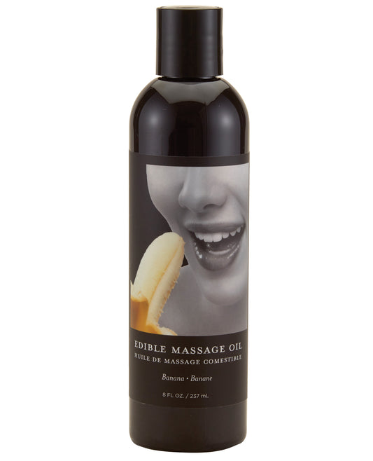 Earthly Body Edible Massage Oil - 8 Oz Banana - LUST Depot