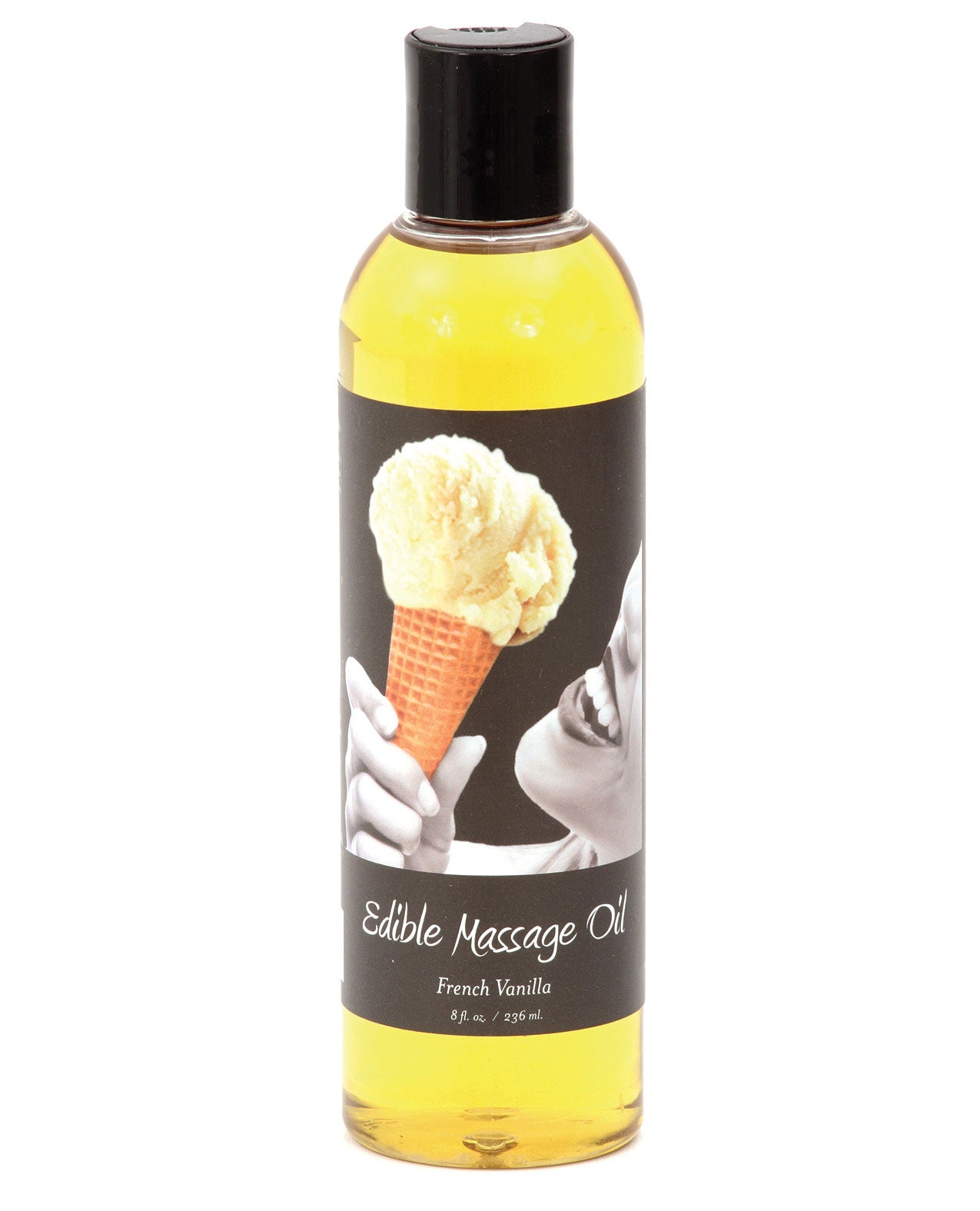 Earthly Body Hemp Edible Massage Oil - 8 Oz French Vanilla - LUST Depot