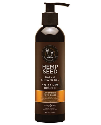 Earthly Body Hemp Seed Bath-shower Gel - 8 Oz Dreamsicle