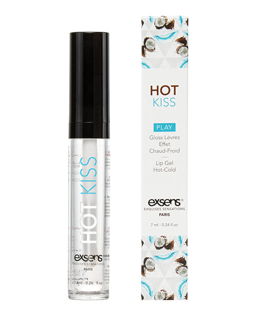 Exsens Of Paris Hot Kiss Play Lip Gloss - Coconut - LUST Depot