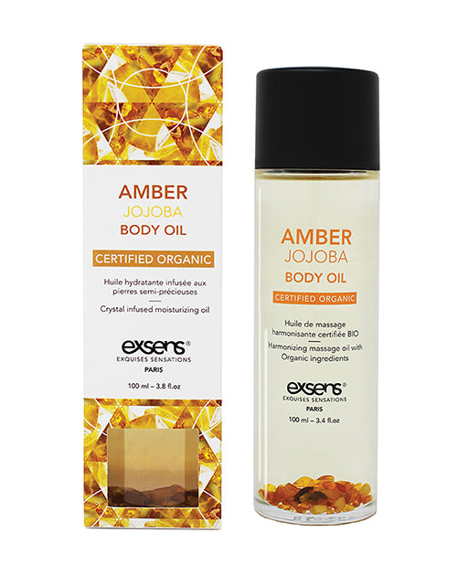 Exsens Organic Body Oil W-stones - Amber Jojoba 100 Ml - LUST Depot