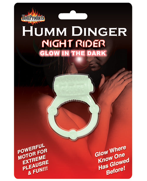 Humm Dinger Vibrating Cockring - Glow In The Dark - LUST Depot