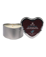 Earthly Body 2024 Valentines 3 In 1 Massage Heart Candle - 4 Oz Cupids Cuddle