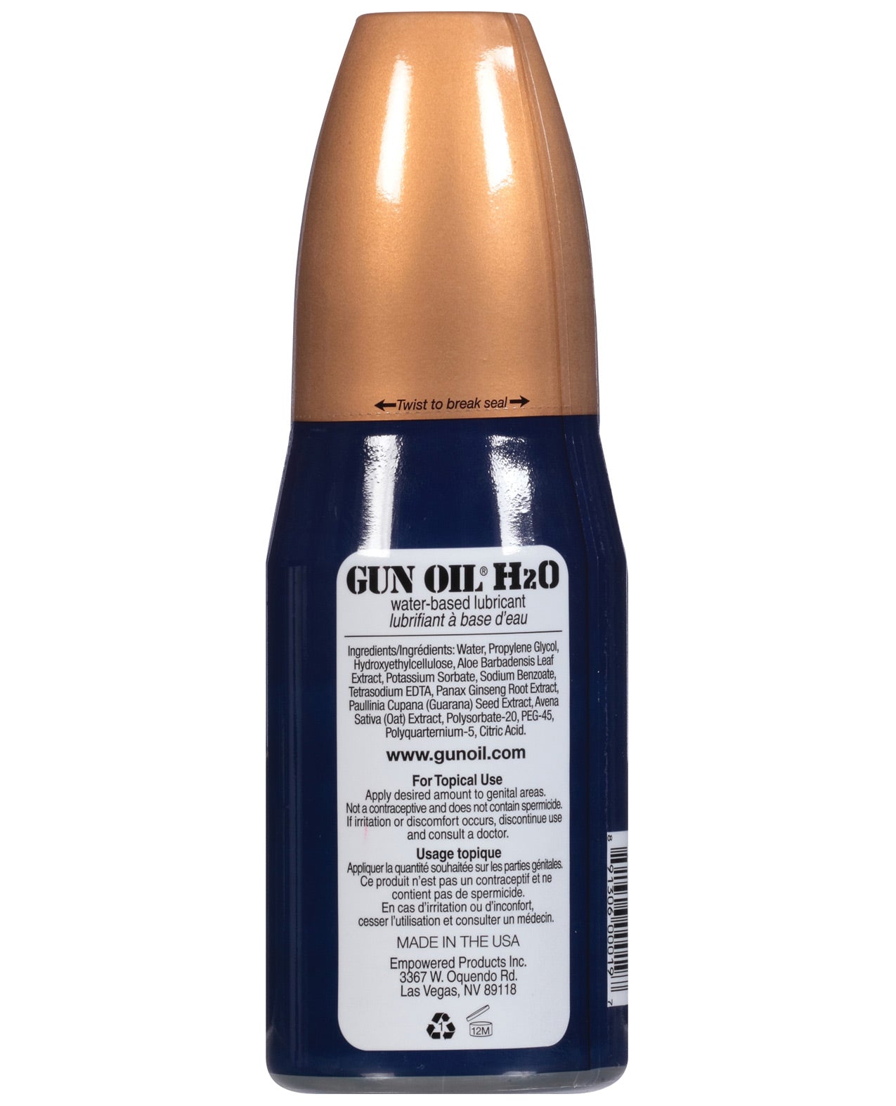 Gun Oil H2o - 8 Oz - LUST Depot