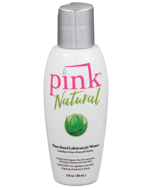 Pink Natural Water Based Lubricant For Women - 2.8 Oz - LUST Depot