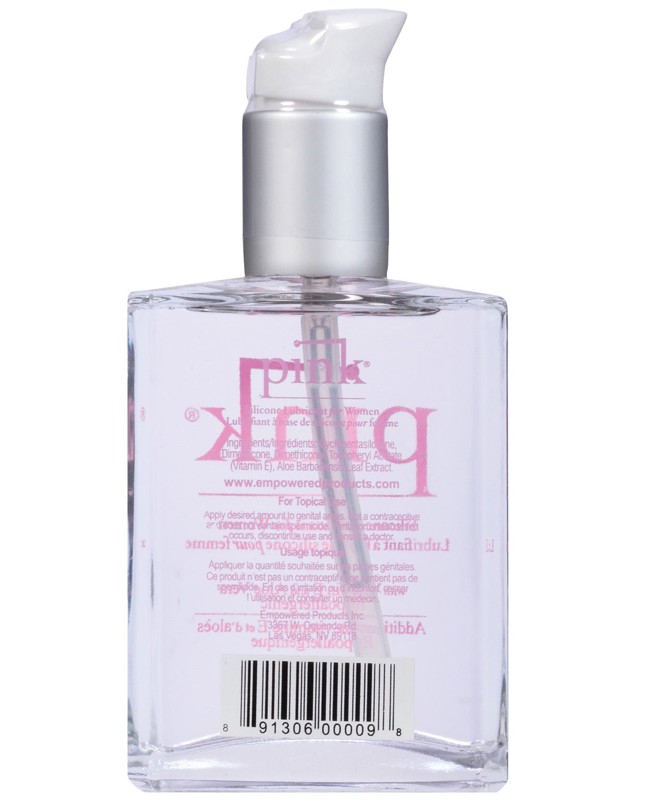 Pink Silicone Lube - 4 Oz Glass Bottle - LUST Depot