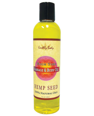 Earthly Body Massage & Body Oil - 8 Oz High Tide