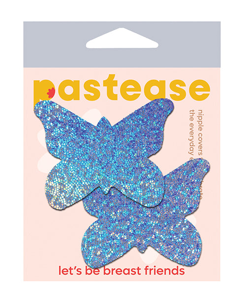 Pastease Premium  Glitter Butterfly - Blue O/s - LUST Depot