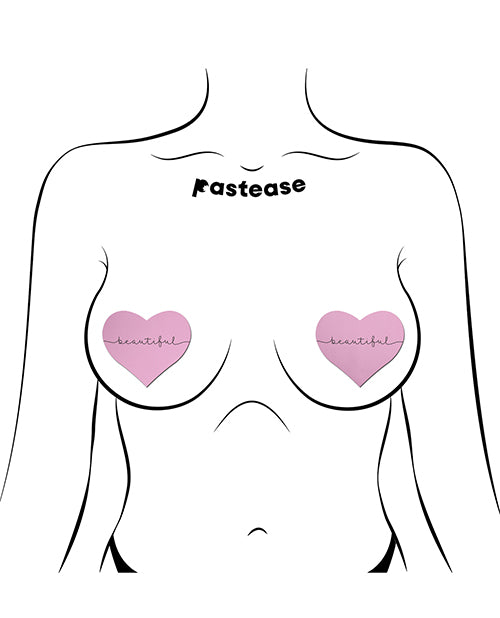 Pastease Premium Heart Beautiful - Pink O/s - LUST Depot