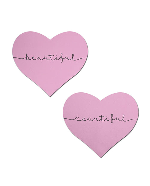 Pastease Premium Heart Beautiful - Pink O/s - LUST Depot