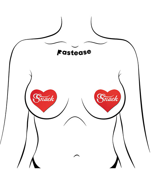 Pastease Premium Heart Snack - Red O/s - LUST Depot