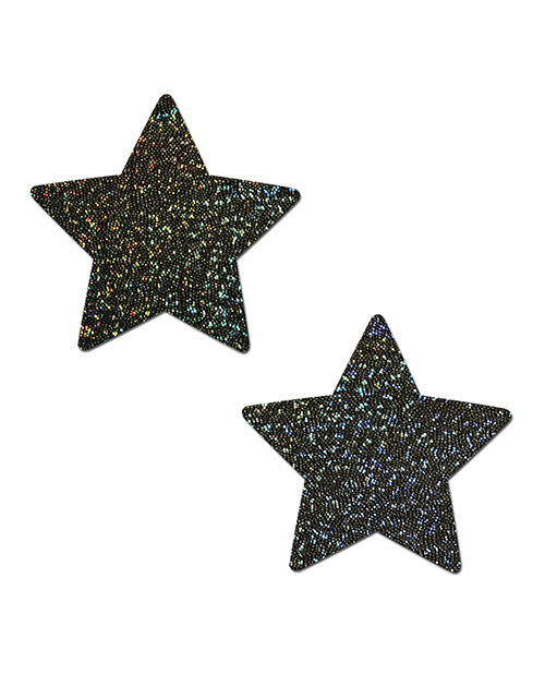 Pastease Premium Glitter Star - Black O/s - LUST Depot