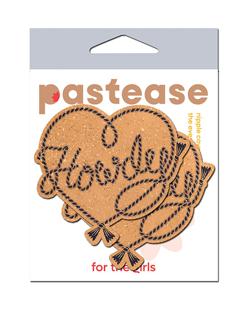 Pastease Howdy Rope Heart - Tan O/s - LUST Depot