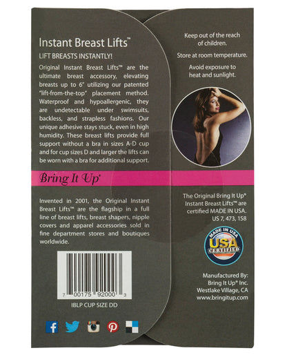 Bring It Up Original Breast Lifts - A- D Cup Pack Of 8 - LUST Depot