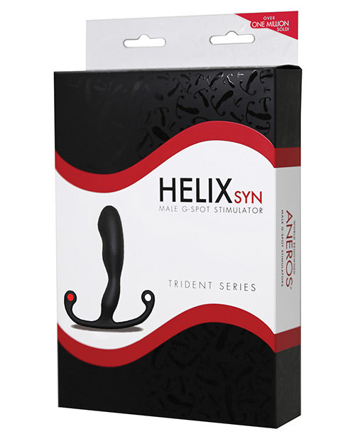 Aneros Trident Series Prostate Stimulator Helix Syn - Black - LUST Depot