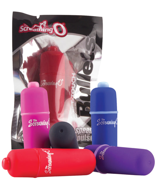 Screaming O 3 Speed Soft Touch Bullet - Asst. Colors - LUST Depot