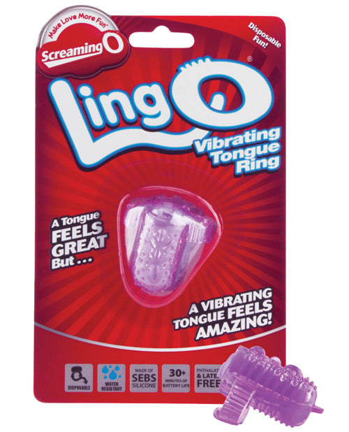 Screaming O Lingo Vibrating Tongue Ring - LUST Depot