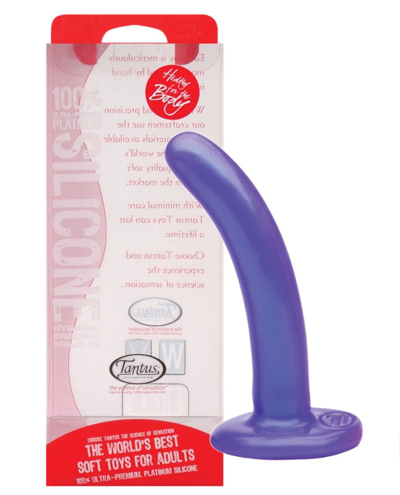 Tantus Silk Silicone Dildo - Small Purple - LUST Depot