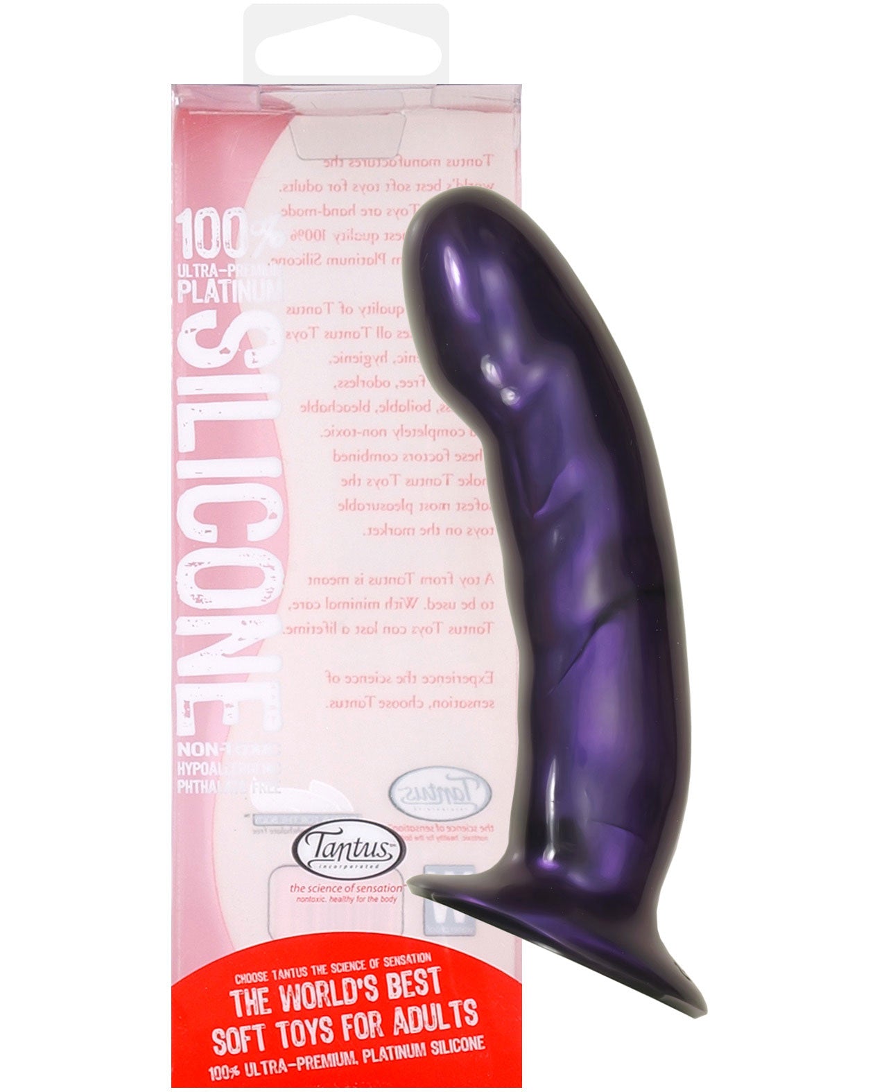 Tantus Acute Silicone Dildo - Midnight Purple - LUST Depot