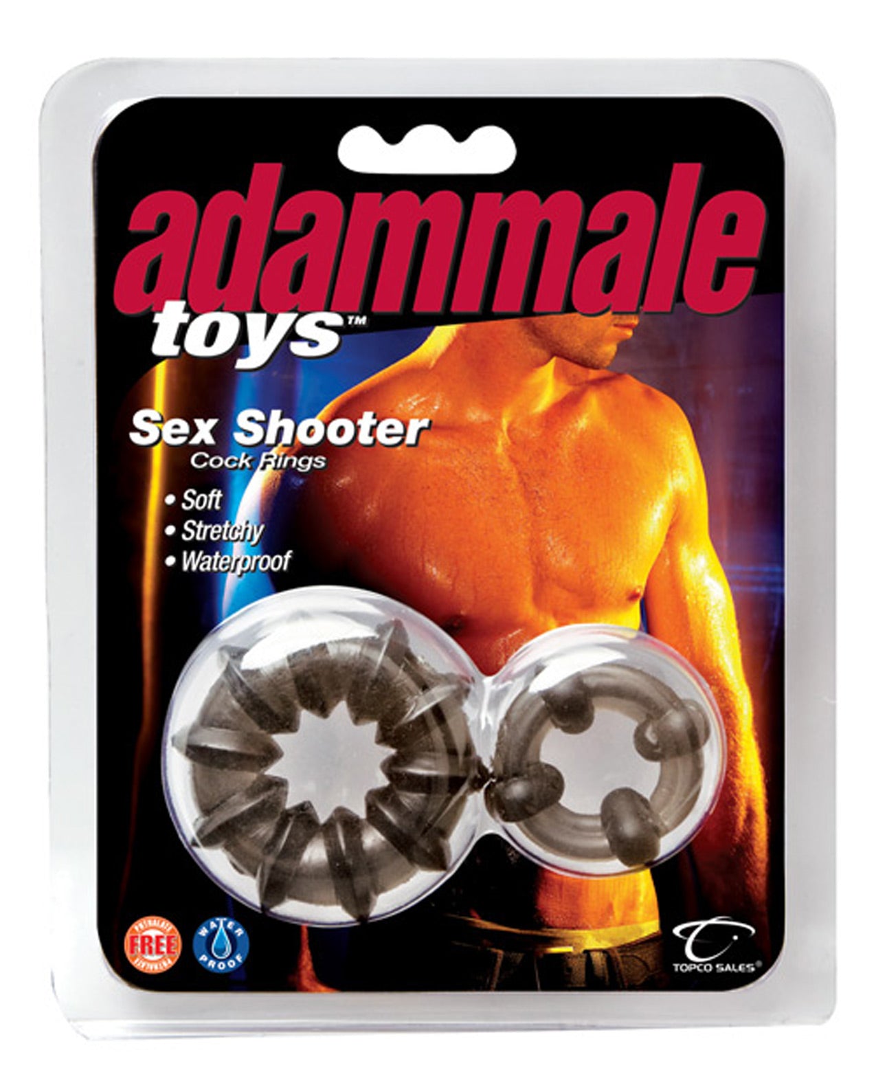 Adam Male Toys Sex Shooter Cock Rings - Smoke - LUST Depot