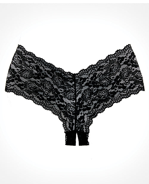 Adore Candy Apple Panty Black O/s - LUST Depot