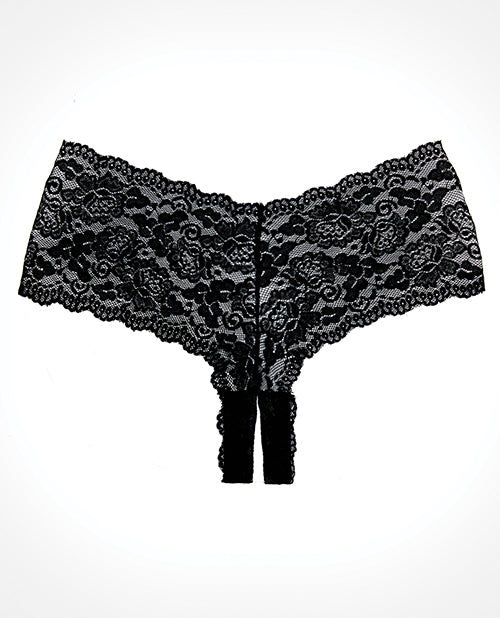 Adore Candy Apple Panty Black O/s - LUST Depot