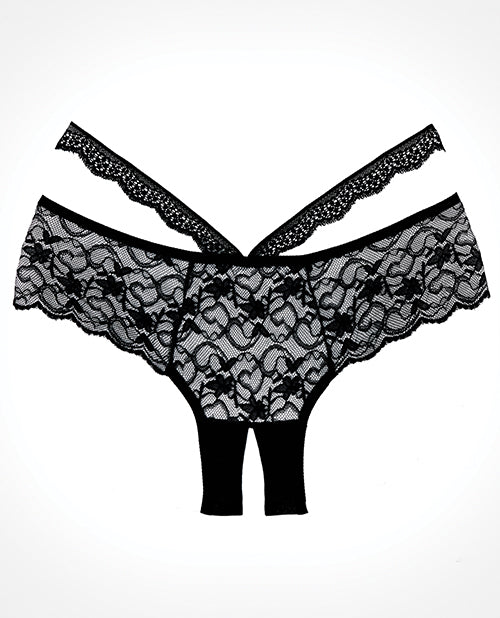 Adore Heartbreaker Panty Black O/s - LUST Depot