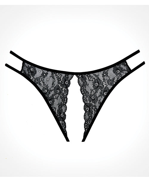 Adore Sweet Honey Panty Black O/s - LUST Depot