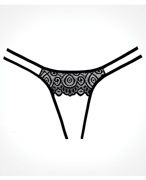 Adore Lovestruck Panty Black O/s - LUST Depot