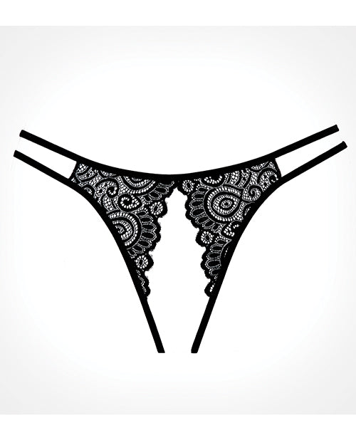 Adore Lovestruck Panty Black O/s - LUST Depot