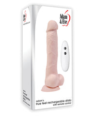 Adam & Eve Adam's True Feel Rechargeable Dildo - Flesh