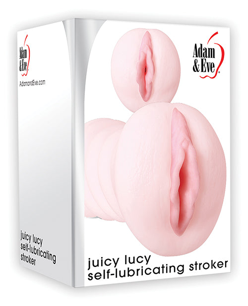 Adam & Eve Juicy Lucy Self Lubricating Stroker - White - LUST Depot