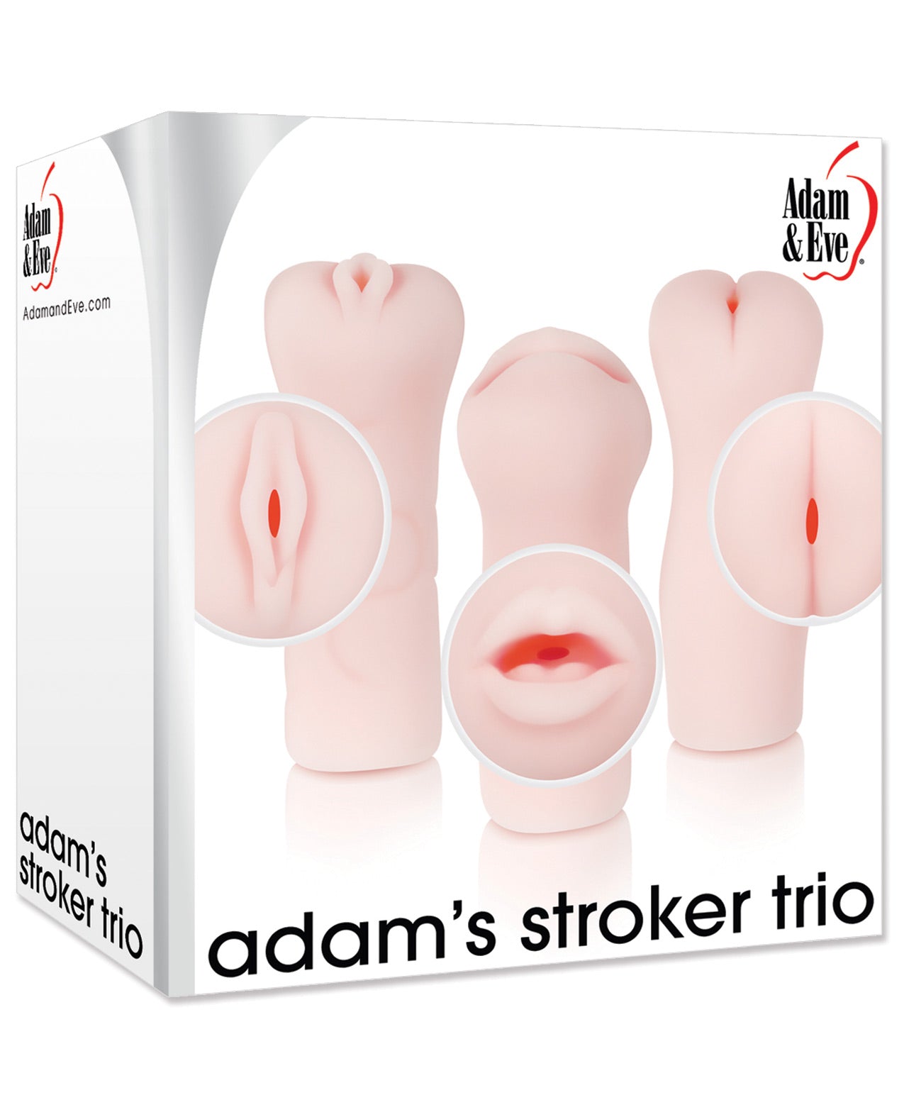 Adam & Eve Adam's Stroker Trio - Flesh - LUST Depot