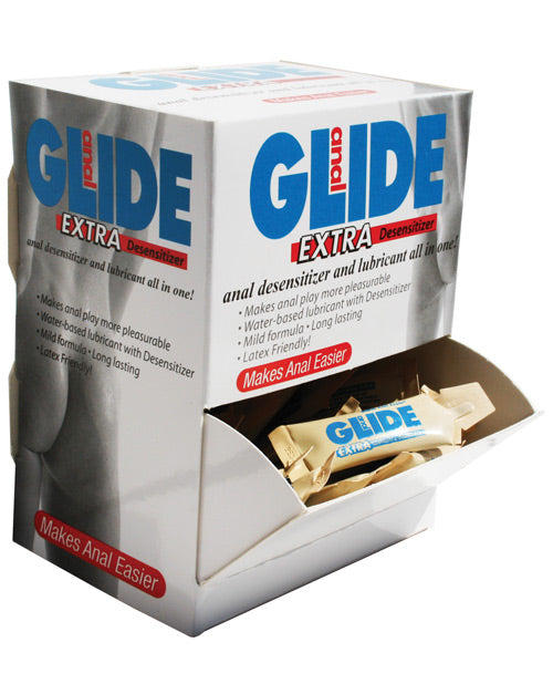 Anal Glide Extra Sample Packet - Box Of 50 - LUST Depot