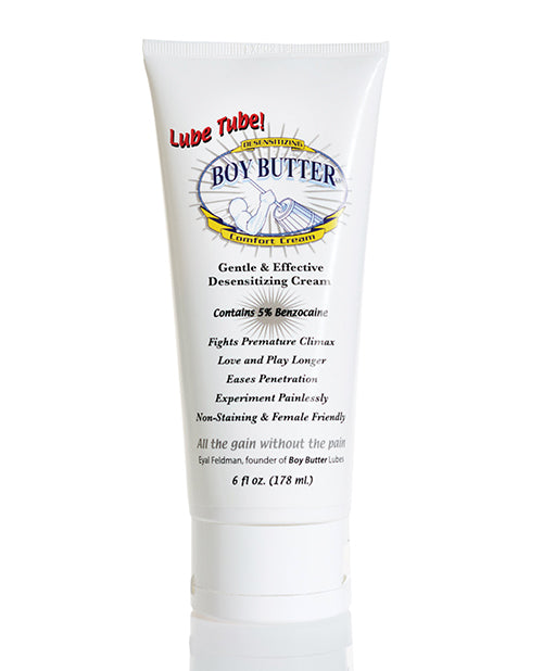 Boy Butter Desensitizing Comfort Cream - 6 Oz Lube Tube - LUST Depot