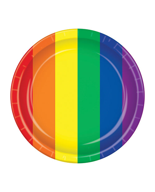 Pride Plates - Rainbow Pack Of 8 - LUST Depot