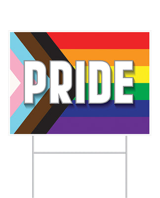 Plastic Pride Yard Sign