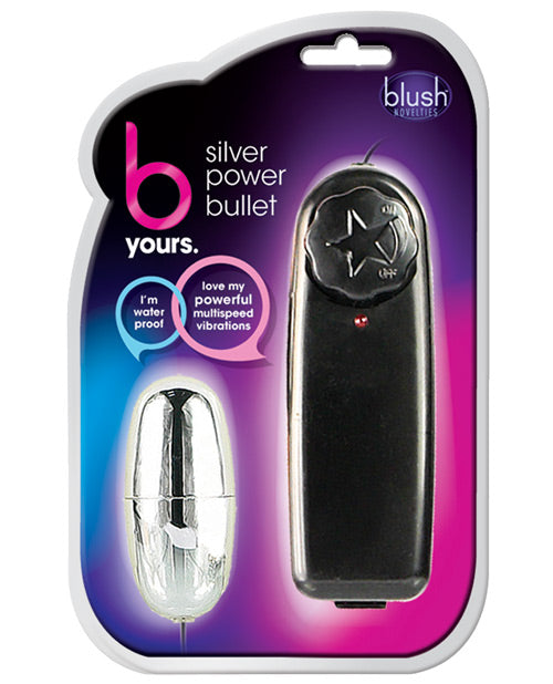 Blush B Yours Silver Power Bullet - LUST Depot