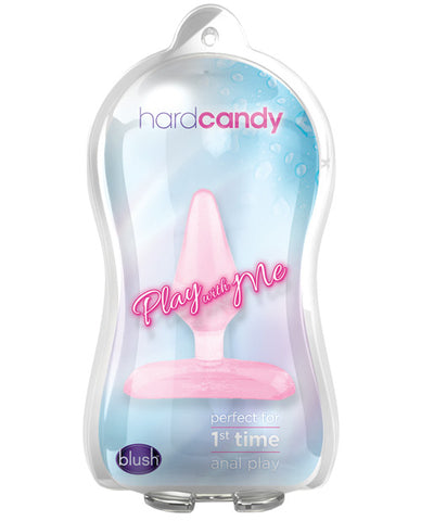 Blush Play With Me Hard Candy Anal Plug - Pink