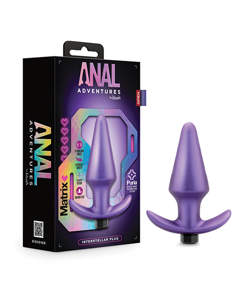 Blush Anal Adventures Matrix Interstellar Plug - Astro Violet - LUST Depot