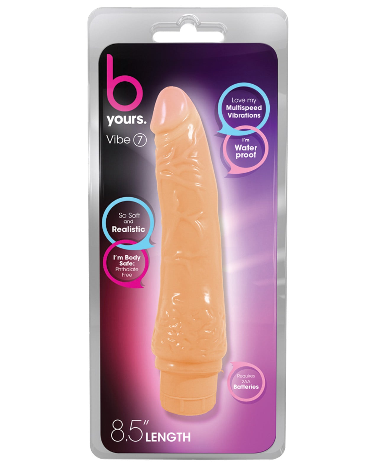 Blush Dr. Skin Vibe 8.5" Dong #7 - Beige - LUST Depot