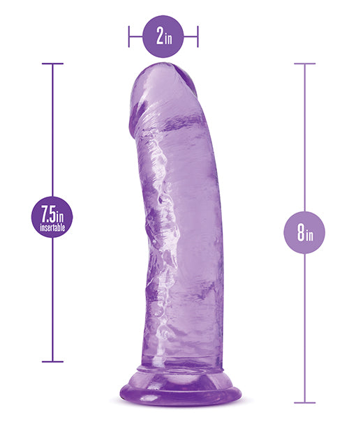 Blush B Yours Plus 8" Roar N Ride Dildo - Purple - LUST Depot