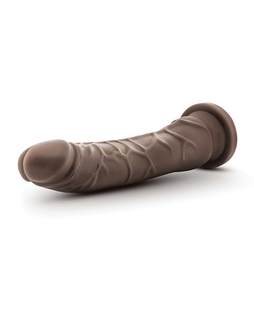 Blush Dr. Skin Plus 9" Posable Dildo - Chocolate - LUST Depot