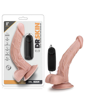 Blush Dr. Skin Dr. Sean 8" Cock W-suction Cup - Vanilla