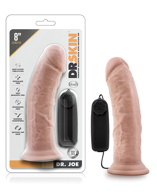 Blush Dr. Skin Dr. Joe 8" Cock W-suction Cup - Vanilla - LUST Depot