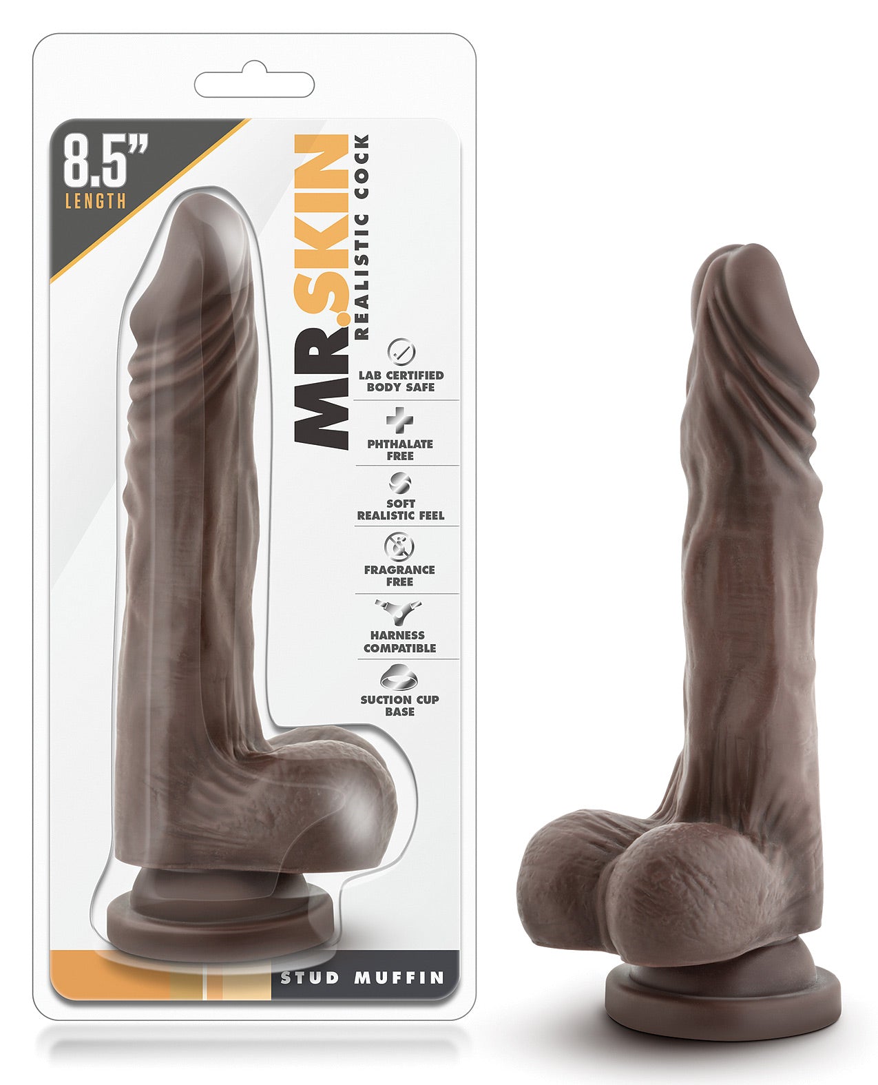 Blush Dr. Skin Mr. Skin Stud Muffin - Chocolate - LUST Depot