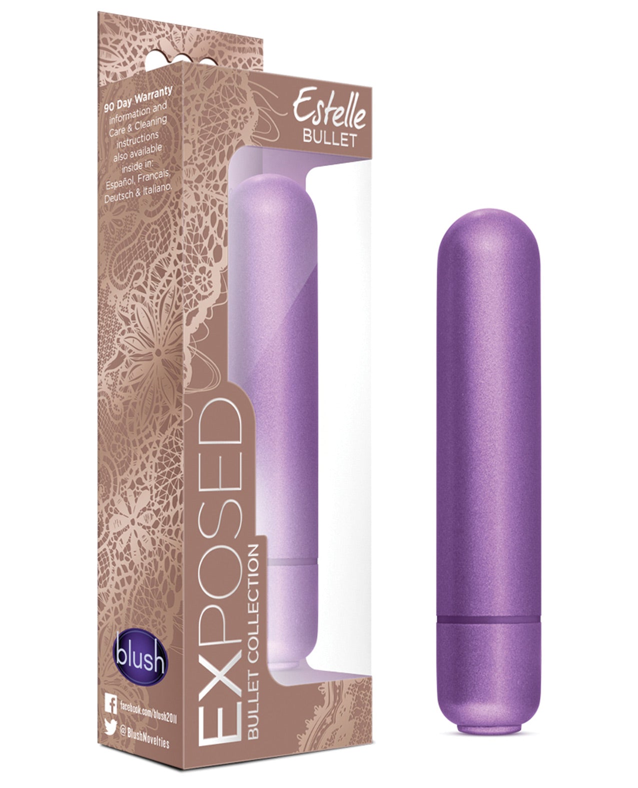 Blush Exposed Estelle Bullet - 10 Function Sugar Plum - LUST Depot