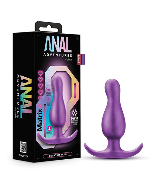 Blush Anal Adventures Matrix Quantum Plug - Purple - LUST Depot