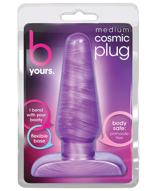 Blush B Yours Cosmic Plug Medium - Purple - LUST Depot